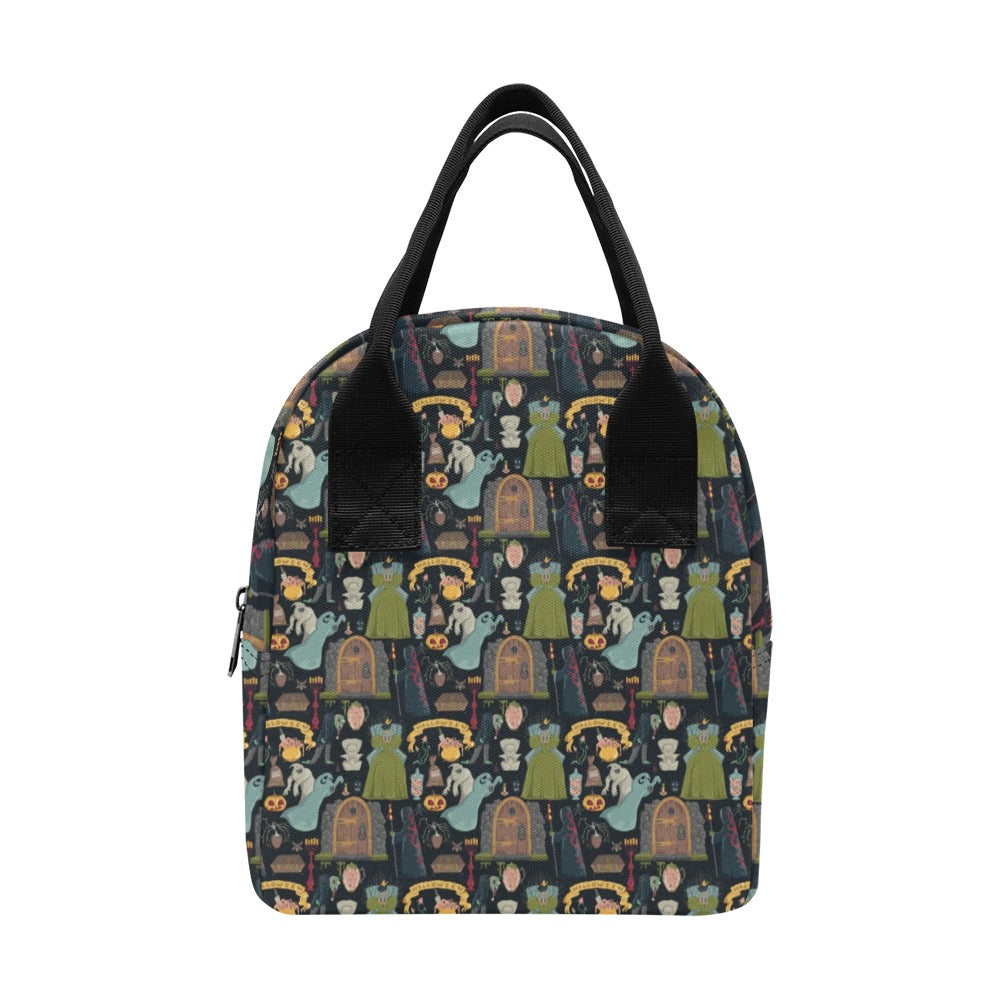 Creepy Halloween Print Design LKS304 Insulated Lunch Bag