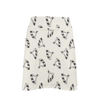 Skydiver Print Design LKS301 17" Golf & Pickleball Skort with Pockets