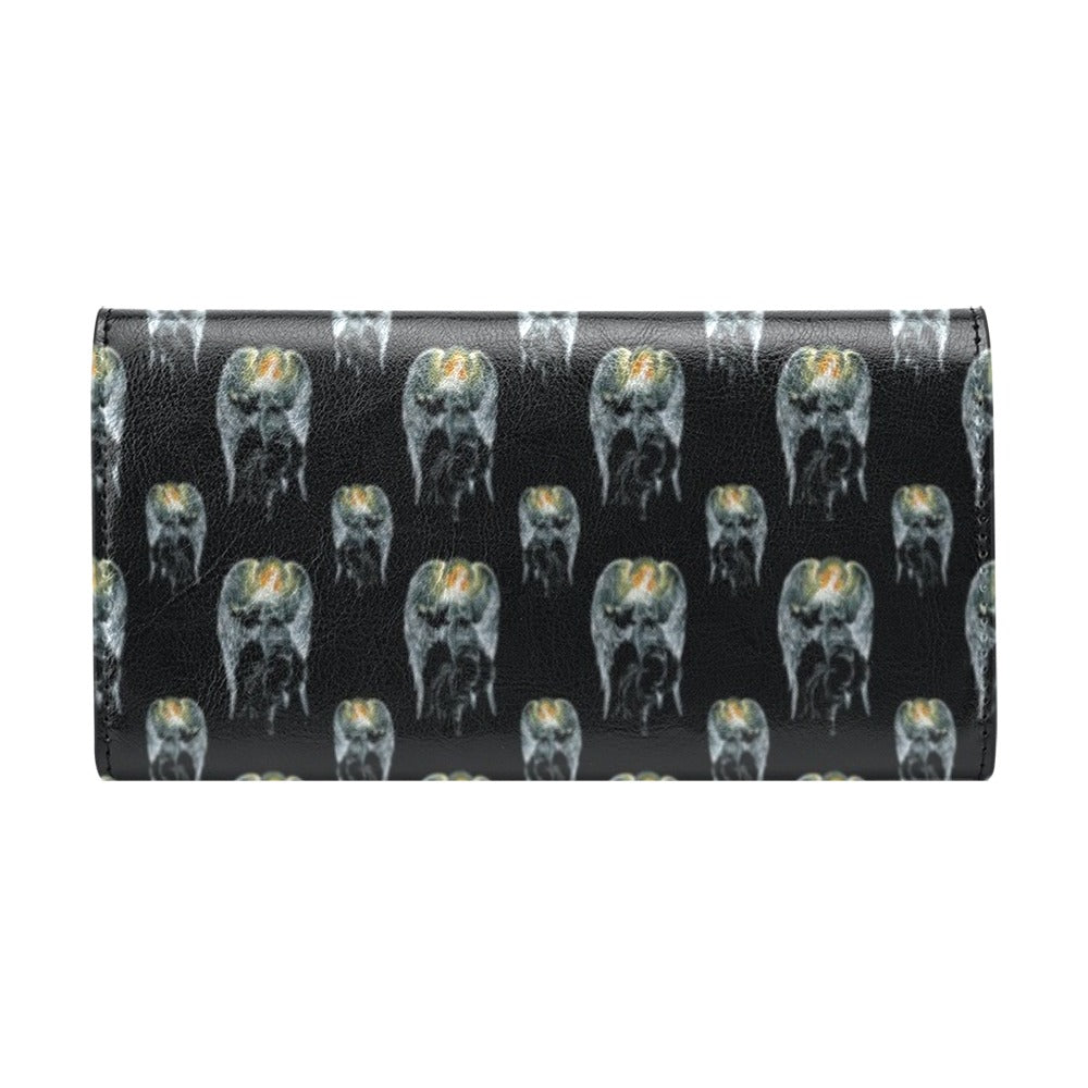 Angel with Wings Cute Design Print Women's Trifold Wallet