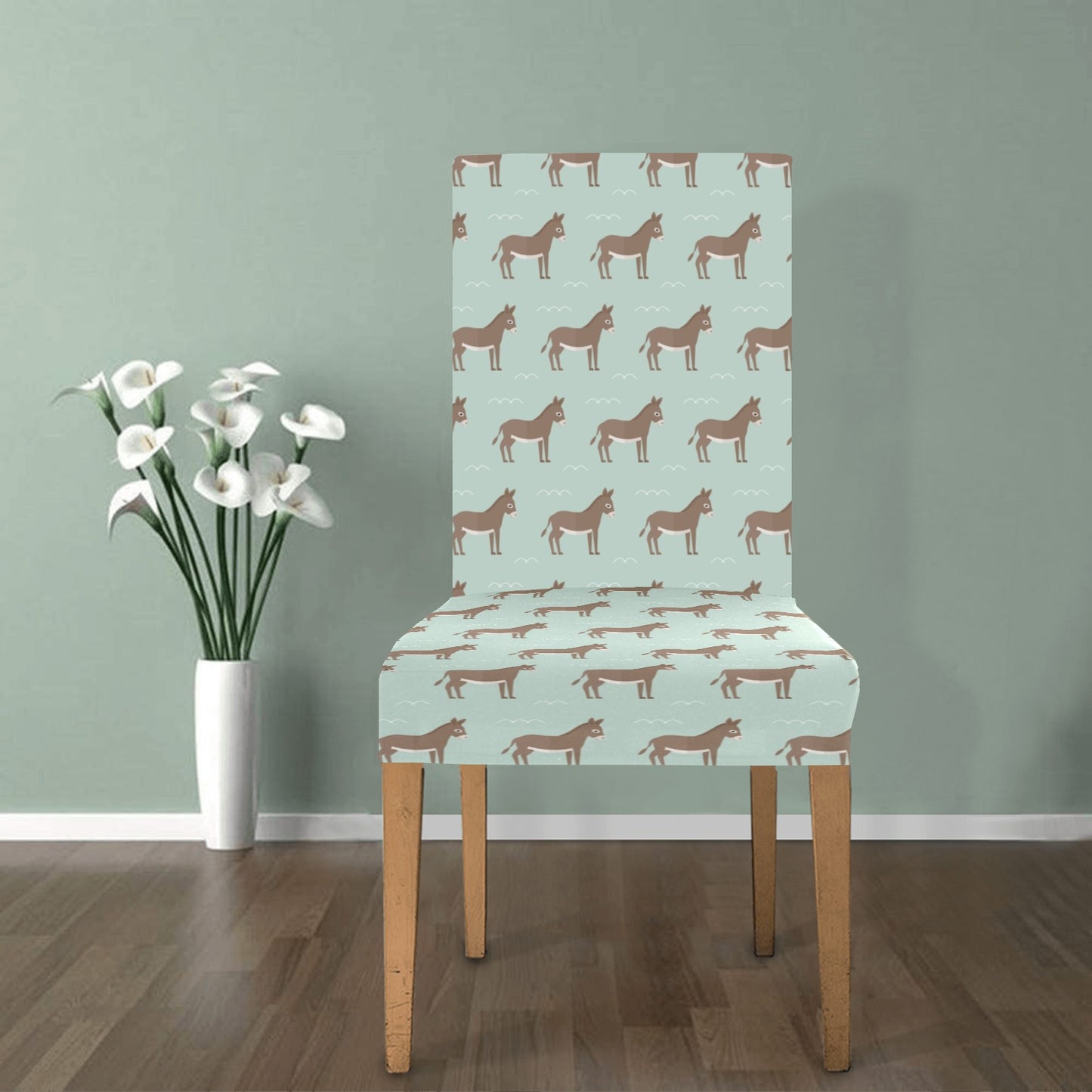 Donkey Print Design LKS402 Dining Chair Slipcover