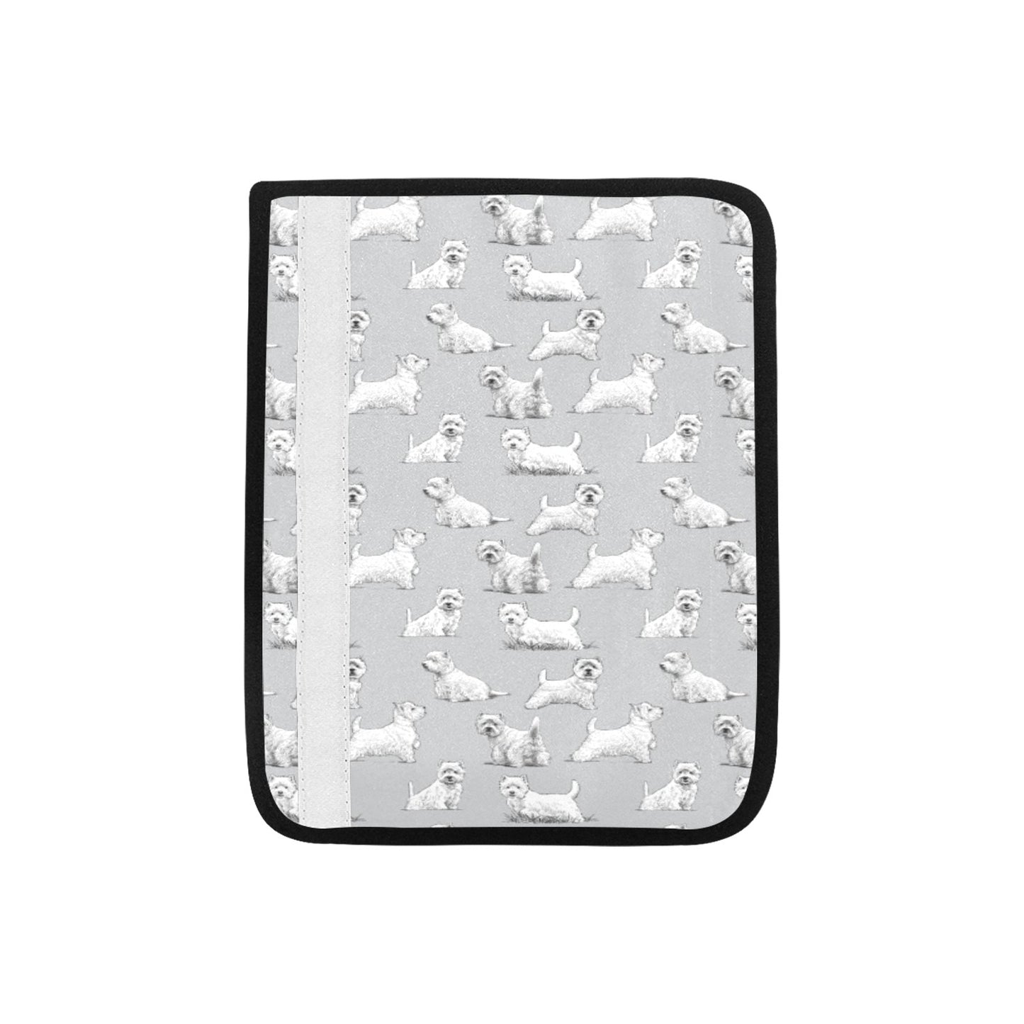 Scottish Terriers Print Design LKS3011 Car Seat Belt Cover