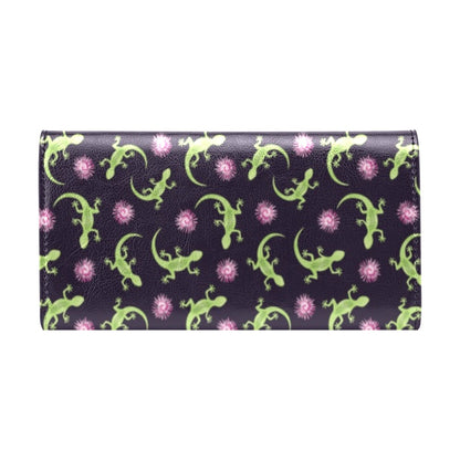lizard Print Design LKS402 Women's Trifold Wallet