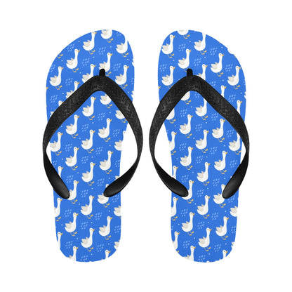 Goose Print Design LKS402 Flip Flops
