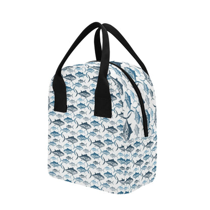 Tuna Fish Print Design LKS303 Insulated Lunch Bag