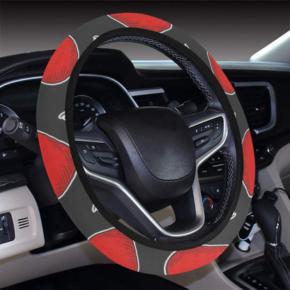 Tomato Print Design LKS306 Steering Wheel Cover with Elastic Edge