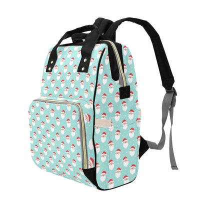 Santa Print Design LKS308 Diaper Bag Backpack