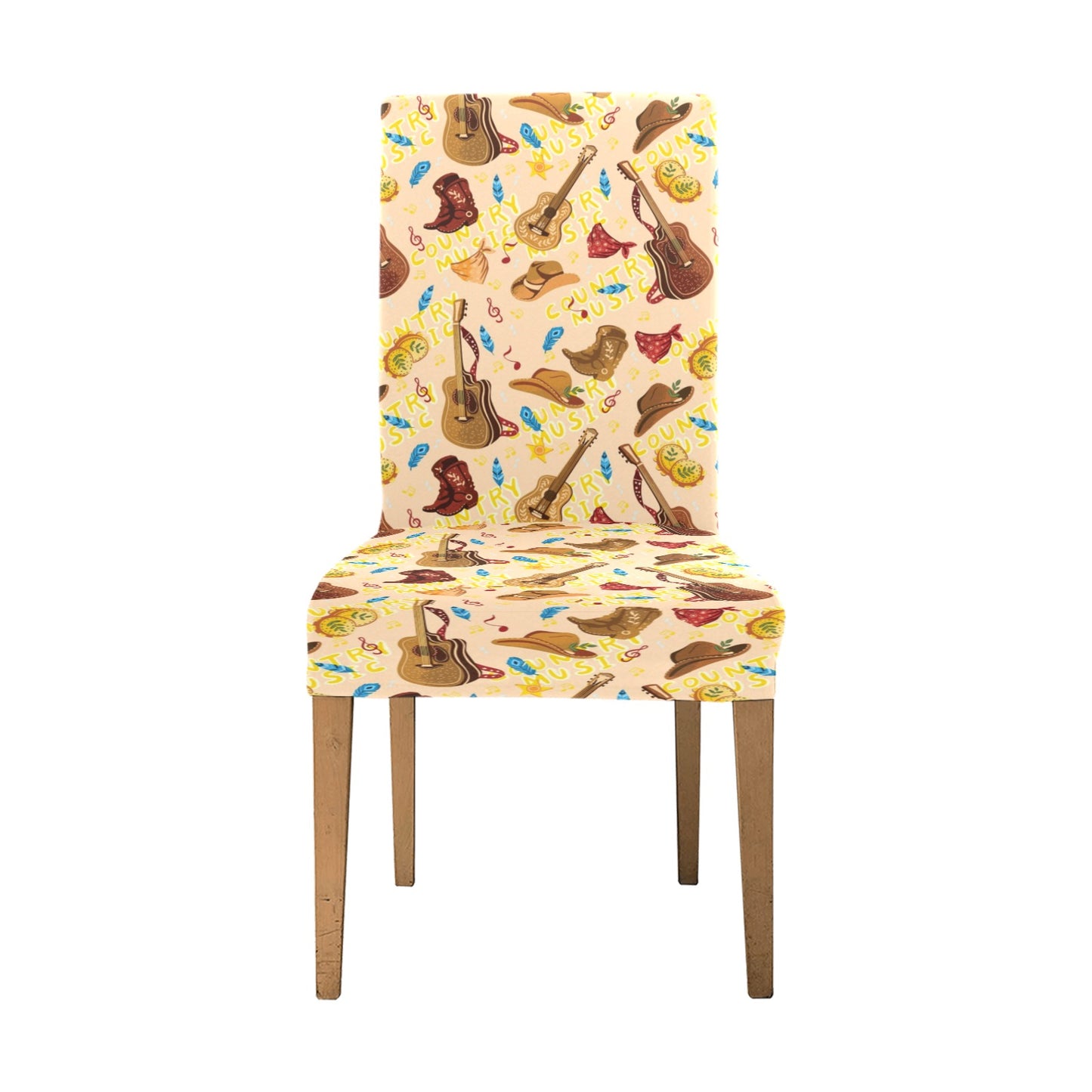 Western Lifestyle Print Design LKS303 Dining Chair Slipcover