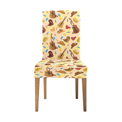 Western Lifestyle Print Design LKS303 Dining Chair Slipcover