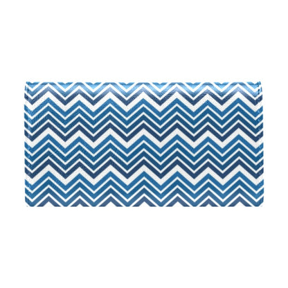 Chevron Print Design LKS403 Women's Trifold Wallet