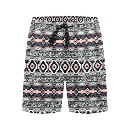 Safari Pattern Print Design LKS302 Men's Swim Trunks Beach Shorts
