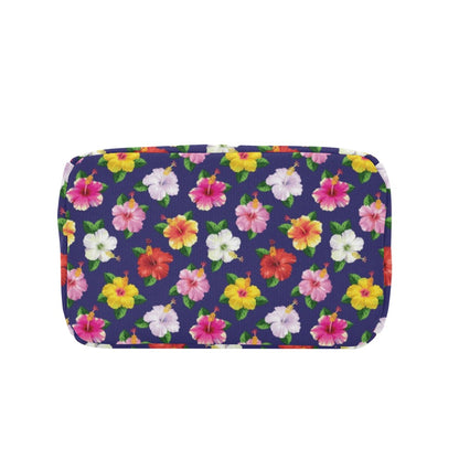 Hibiscus Colorful Print Design LKS301 Insulated Lunch Bag