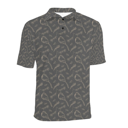 Steak Print Design LKS302 Men Polo Shirt