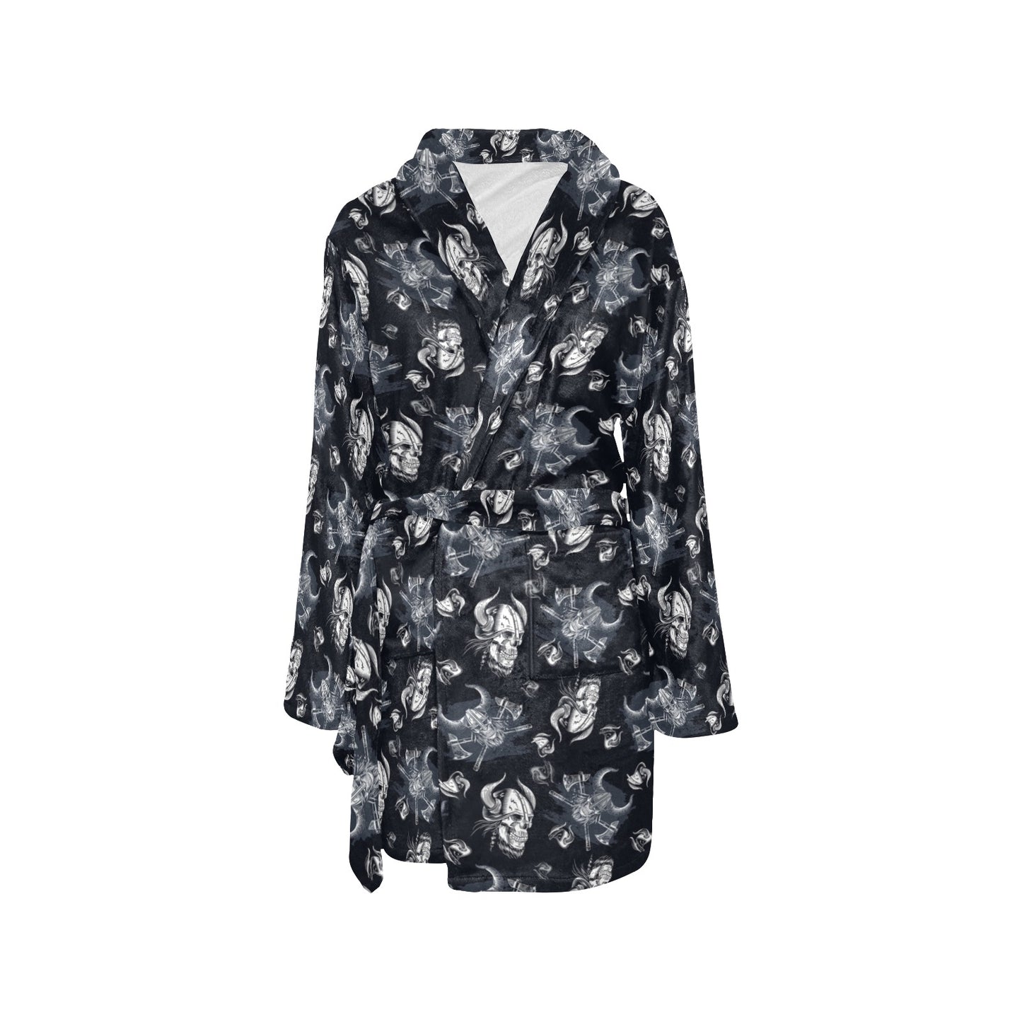 Vikings Print Design LKS304 Women's Fleece Robe