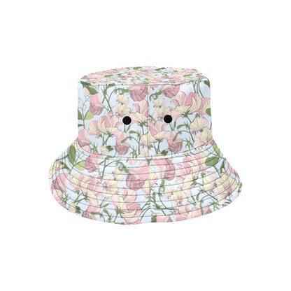 Sweet Pea Print Design LKS304 Unisex Bucket Hat