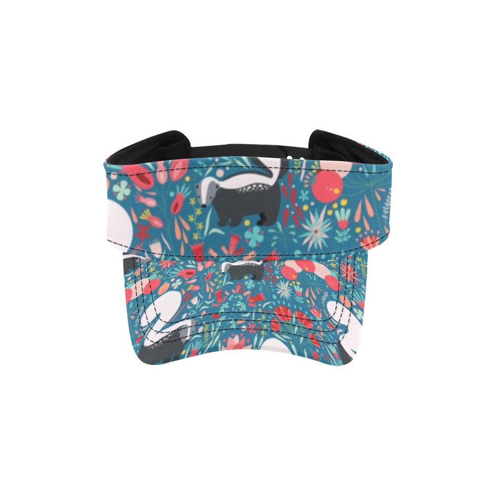Skunk Print Design LKS302 Unisex Sun Visor