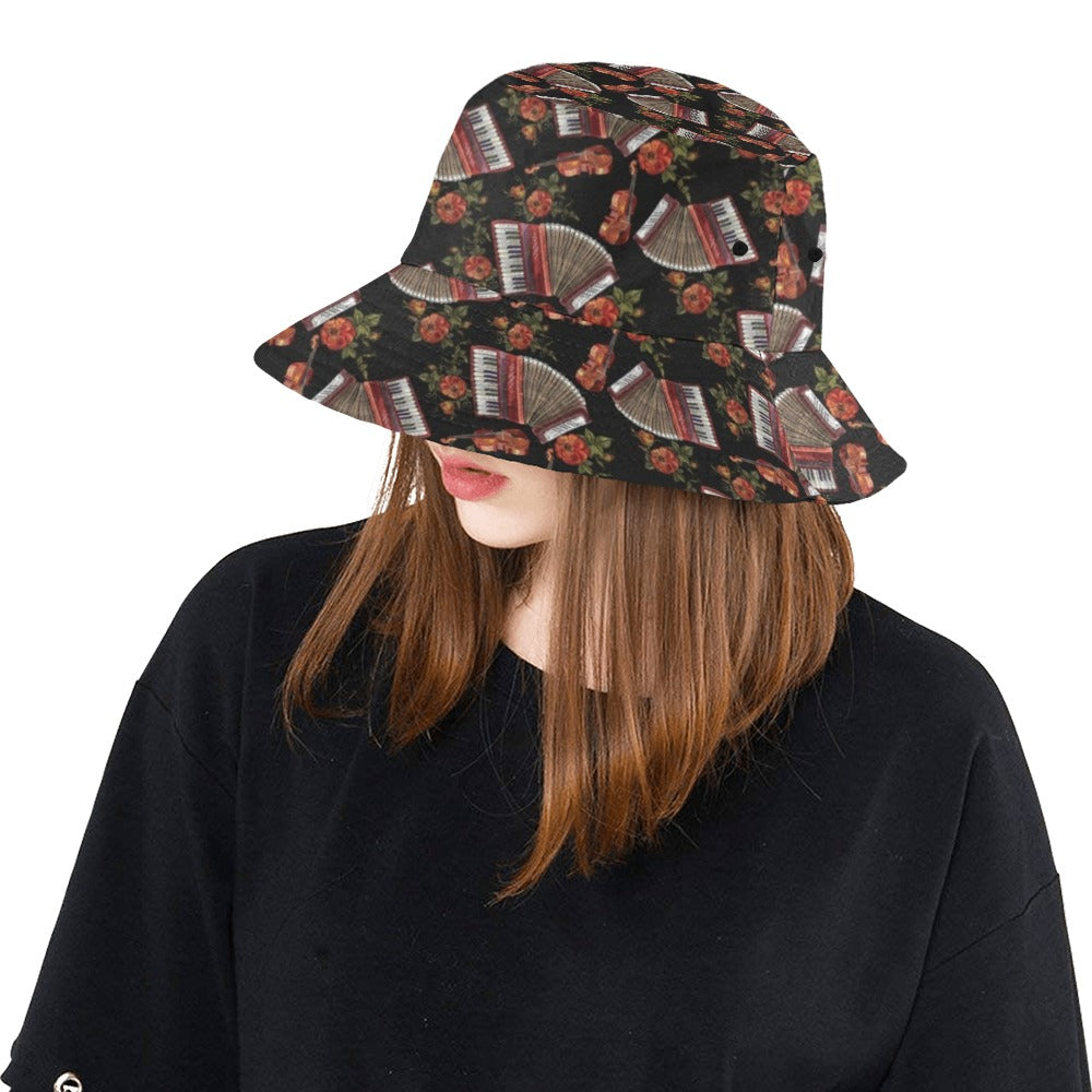 Accordion Print Design LKS403 Unisex Bucket Hat