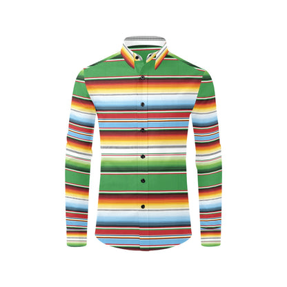 Serape Print Design LKS302 Men's Long Sleeve Dress Shirt