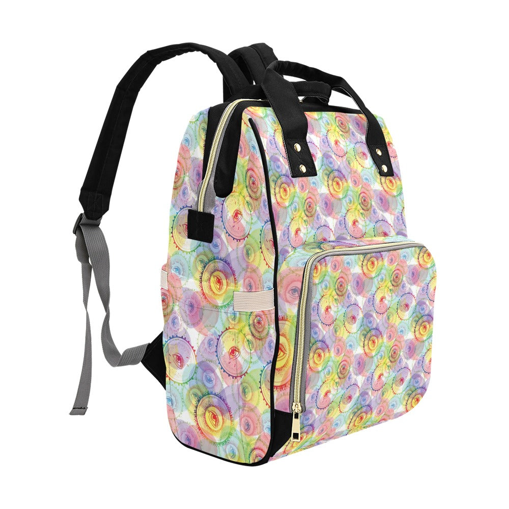 Third Eye Print Design LKS303 Diaper Bag Backpack