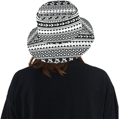 Samoan Pattern Print Design LKS303 Unisex Bucket Hat