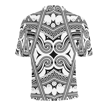 Samoan Pattern Print Design LKS302 Men Polo Shirt