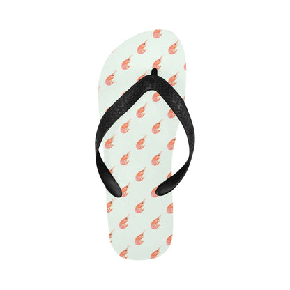 Shrimp Print Design LKS304 Flip Flops