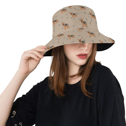 Yorkshire Terriers Print Design LKS305 Unisex Bucket Hat