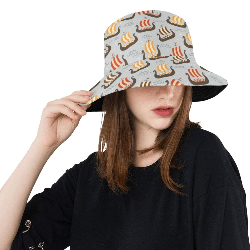 Vikings Print Design LKS308 Unisex Bucket Hat