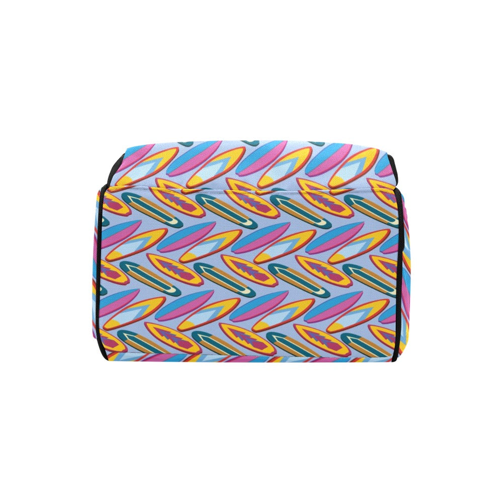 Surfboard Pattern Print Design LKS303 Diaper Bag Backpack