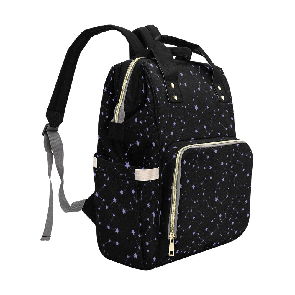 Star Print Design LKS303 Diaper Bag Backpack