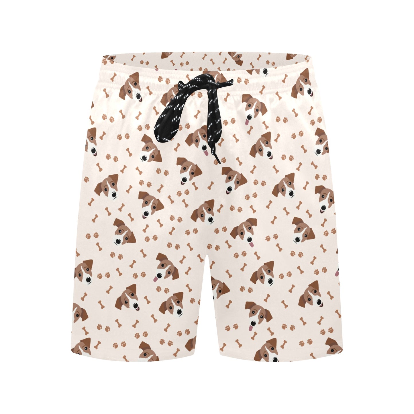 Russell Terriers Paw Print Design LKS303 Men's Swim Trunks Beach Shorts