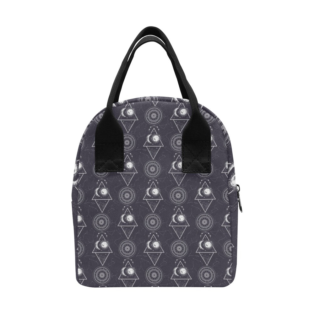 Sun Moon Print Design LKS309 Insulated Lunch Bag