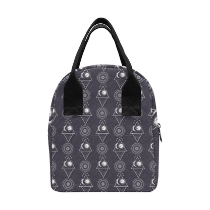 Sun Moon Print Design LKS309 Insulated Lunch Bag