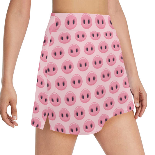 Pig Print Design LKS401 17" Golf & Pickleball Skort with Pockets