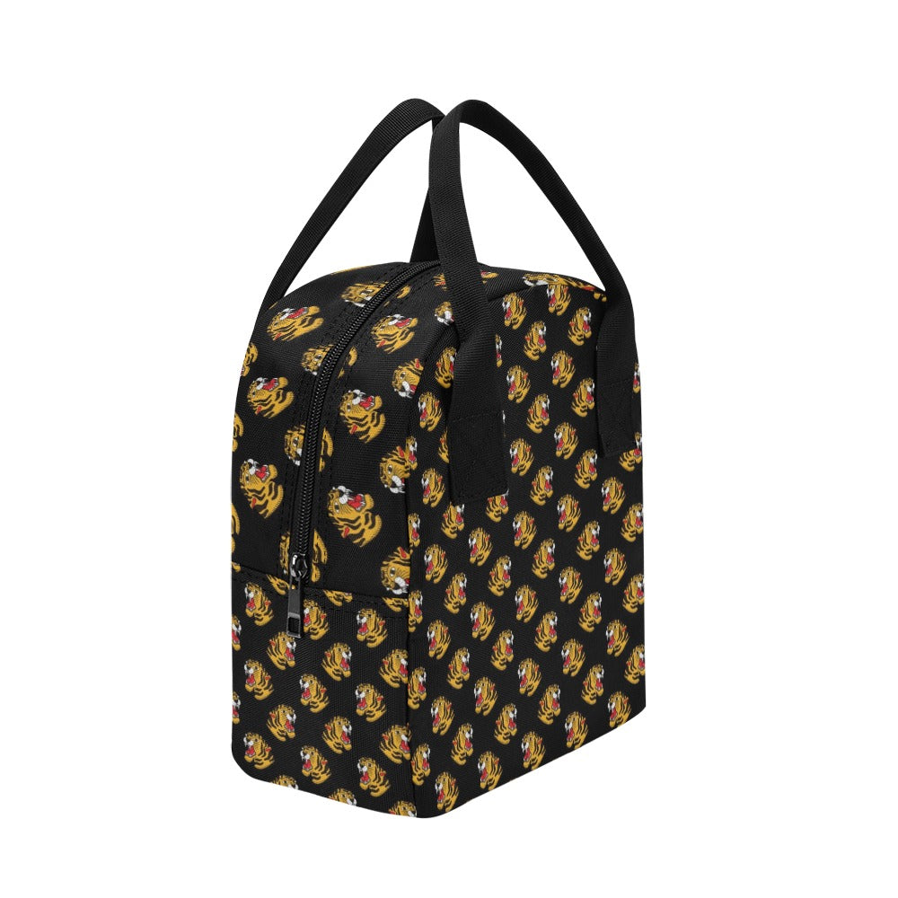 Tiger Head Print Design LKS306 Insulated Lunch Bag