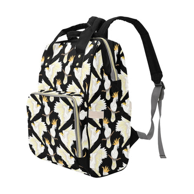 Cockatoo Print Design LKS402 Diaper Bag Backpack