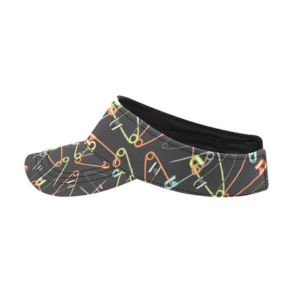 Safety Pin Print Design LKS301 Unisex Sun Visor