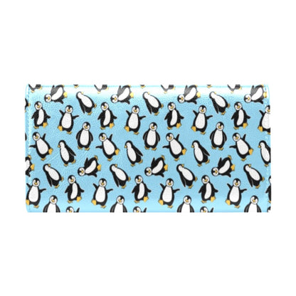 Penguin Happy Print Women's Trifold Wallet