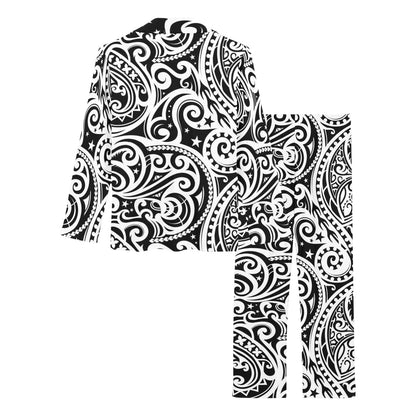 Polynesian Traditional Tribal Women's Long Pajama Set