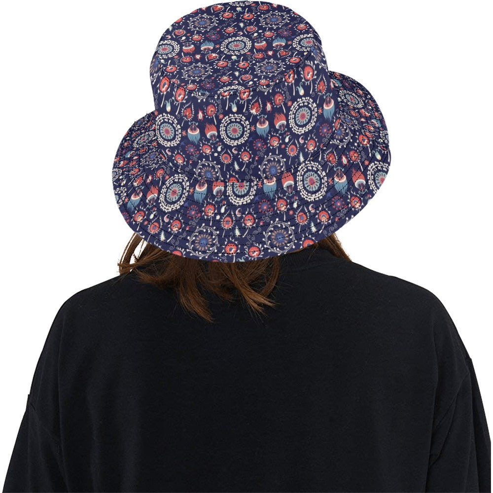 Suzani Print Design LKS305 Unisex Bucket Hat