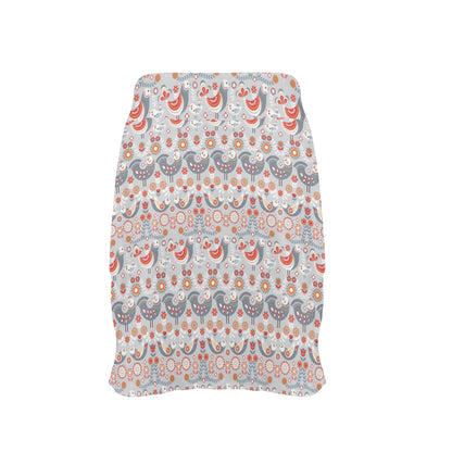 Swedish Nordic Design Print 17" Golf & Pickleball Skort with Pockets