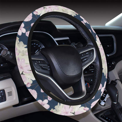 Sakura Print Design LKS305 Steering Wheel Cover with Elastic Edge