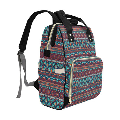 Suzani Print Design LKS302 Diaper Bag Backpack
