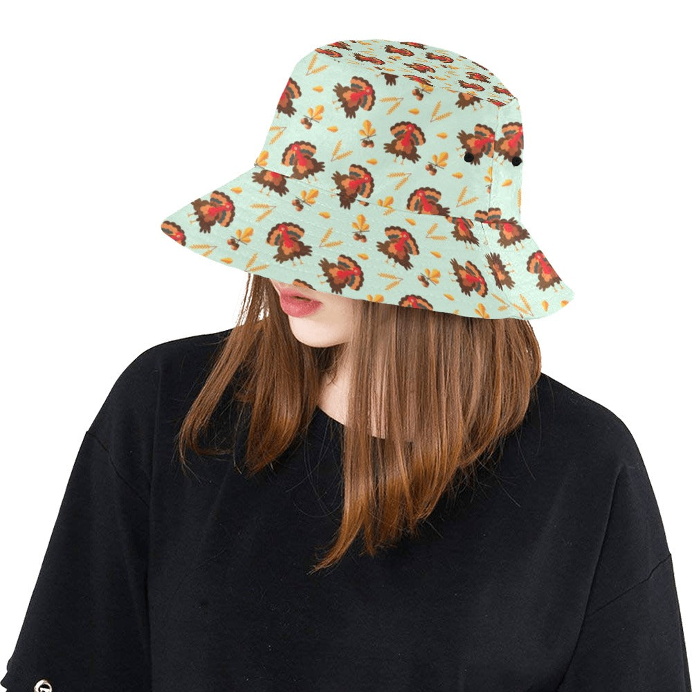 Thanksgiving Print Design LKS309 Unisex Bucket Hat