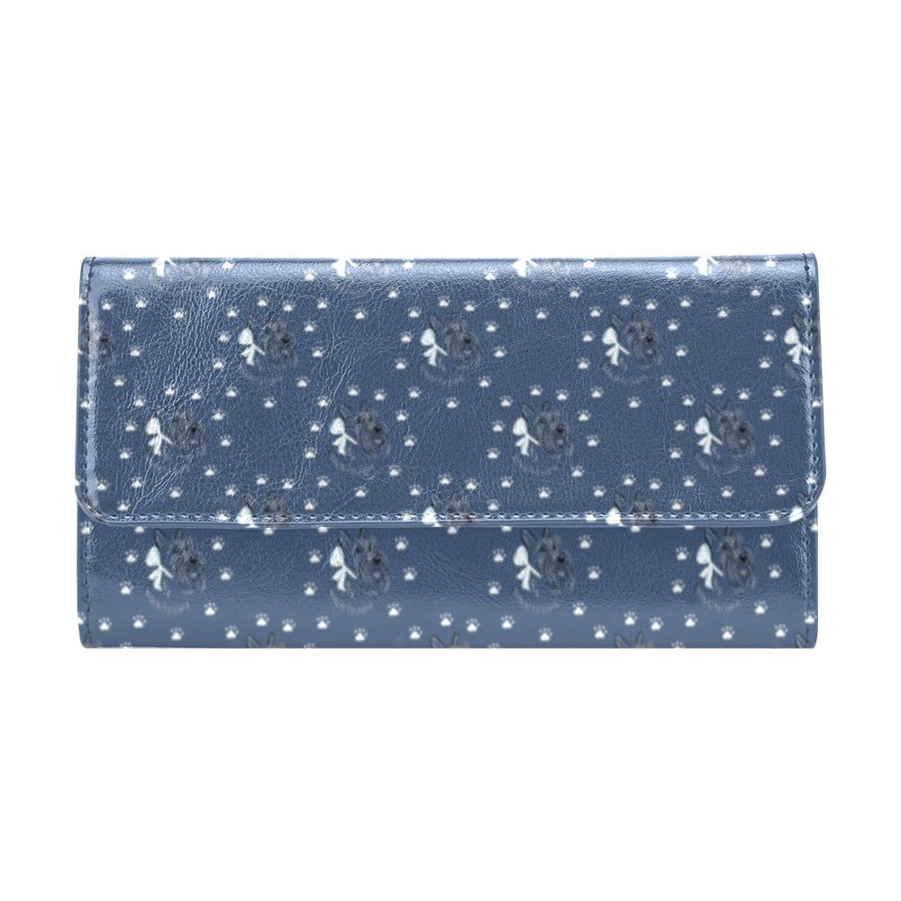 Scottish Terriers Print Design LKS307 Women's Trifold Wallet