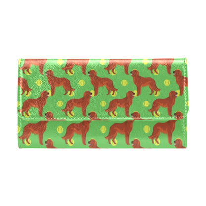 Setters Irish Print Design LKS302 Women's Trifold Wallet