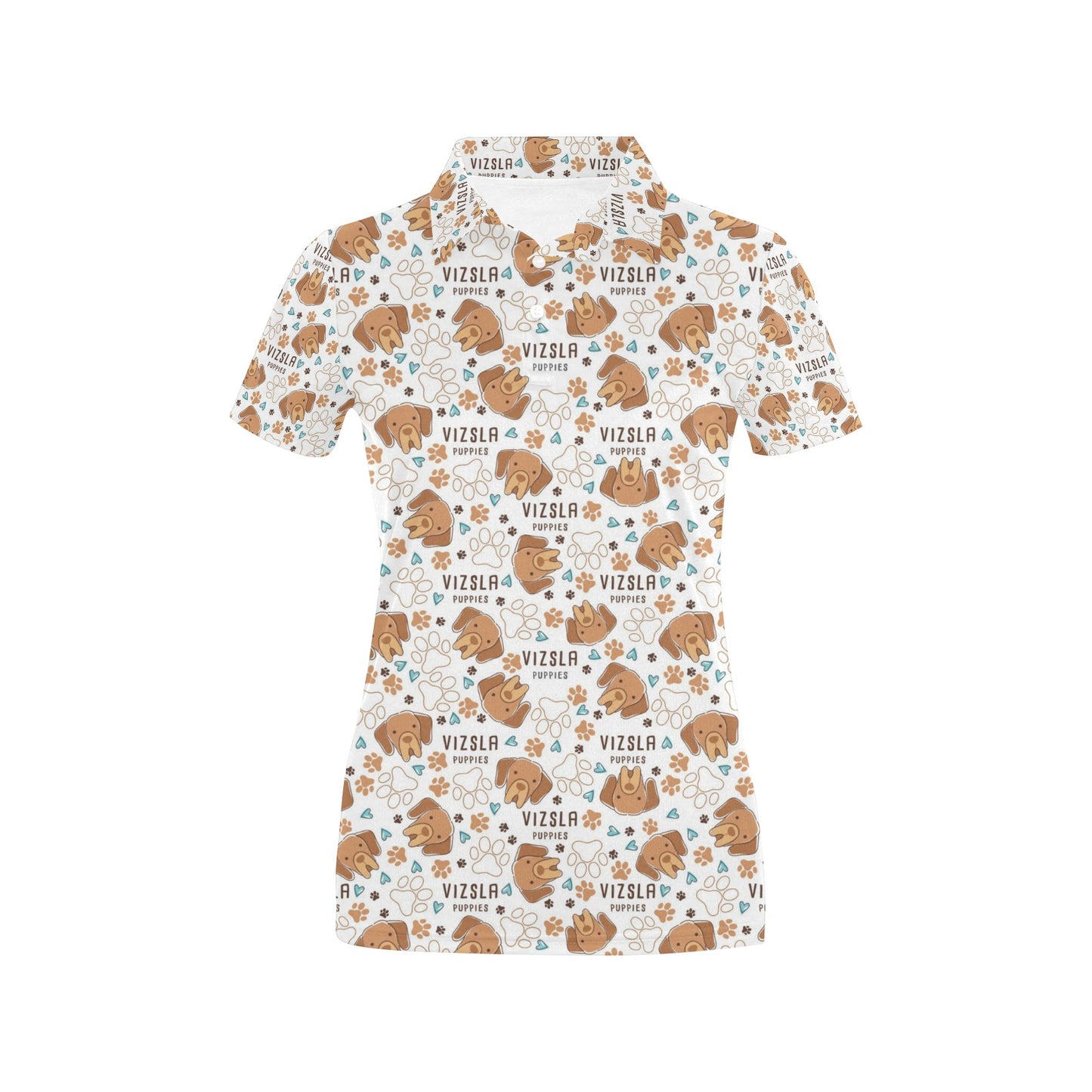 Vizslas Print Design LKS301 Women's Polo Shirt