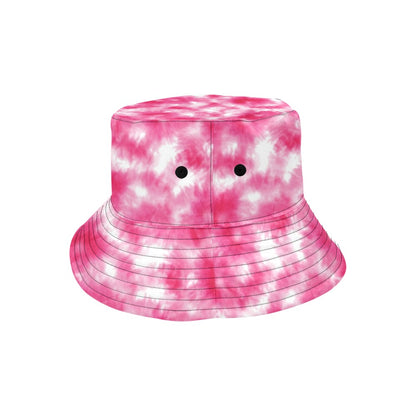Tie Dye Pink Print Design LKS304 Unisex Bucket Hat