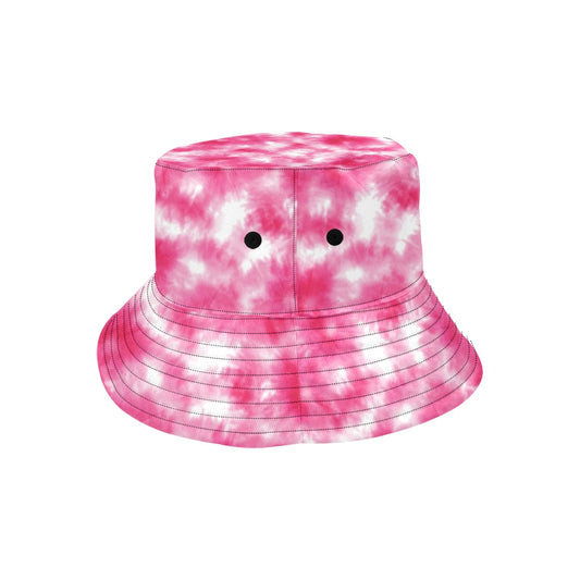 Tie Dye Pink Print Design LKS304 Unisex Bucket Hat