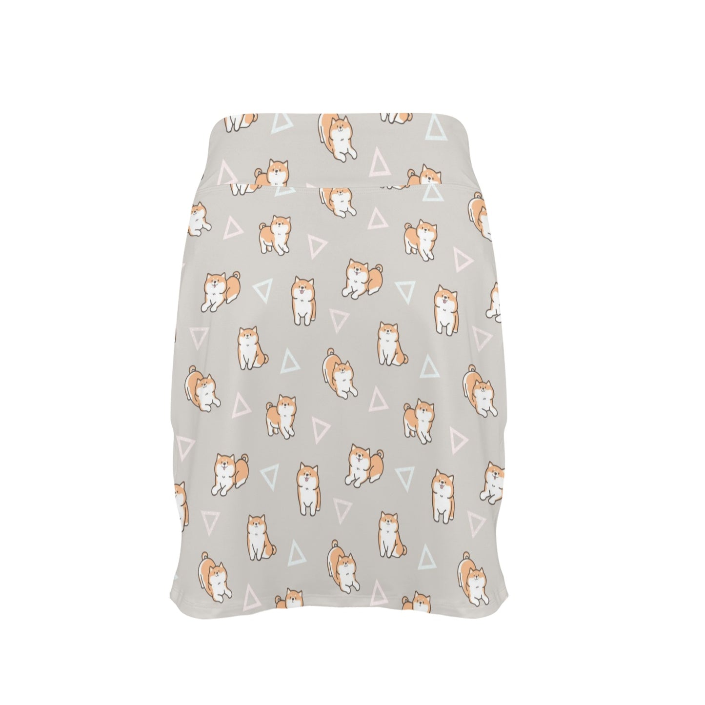 Shiba Inu Print Design LKS307 17" Golf & Pickleball Skort with Pockets