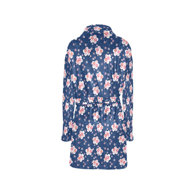 Sakura Print Design LKS306 Women's Fleece Robe